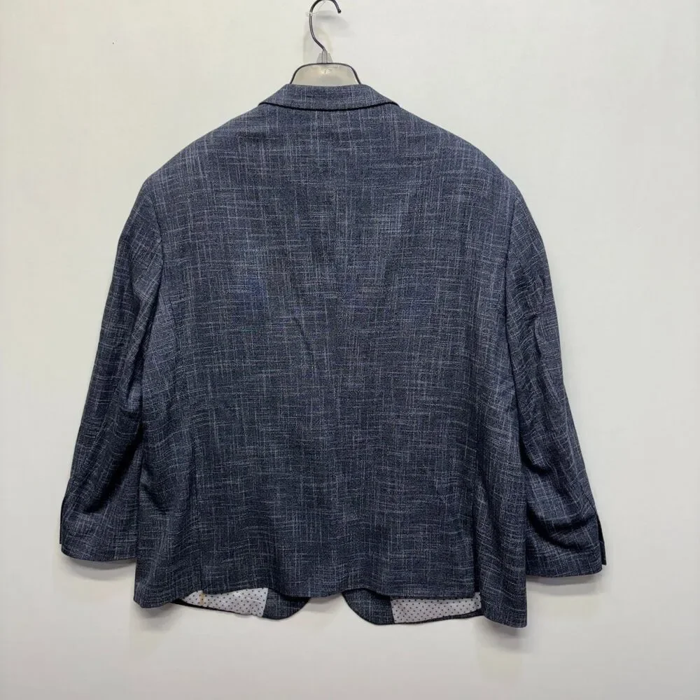 Oak Hill Men Blazer Jacket Size XXL 2XL 50R / 52R Polyester Blend C085 -26